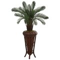 4' Cycas Artificial Tree in Decoorative Stand UV Resistant (Indoor/Outdoor)