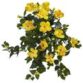 24" Hibiscus Hanging Artificial Plant (Set of 2)