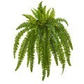 35” Outdoor Hanging Boston Fern Artificial Plant