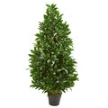 4' Bay Leaf Artificial Topiary Tree UV Resistant (Indoor/Outdoor)