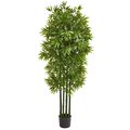64" Bamboo Artificial Tree with Green Trunks UV Resistant (Indoor/Outdoor)