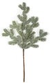 27 Inch Frosted Glittered Hemlock Spray