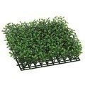 3"Hx10"Wx10"L Outdoor UV Protected Boxwood Mat Green