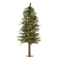 3' Mixed Country Alpine Artificial Christmas Tree, Clear Dura-Lit® Mini Lights