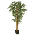 6 feet Outdoor Bamboo Tree w/pot-Green