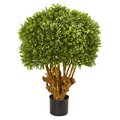 3' Boxwood Outdoor Artificial Topiary Tree