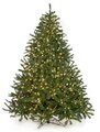 FULL SIZE VIRGINIA PINE TREES | 5 FT, Warm White 5.5mm LED Lights