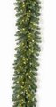 9 feet PE/PVC BLUE GRAND SPRUCE GARLAND With LED Lights