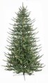 Unlit Flocked Siberian Spruce Tree with Pine Cones | 7.5' or 9' Tall