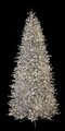 Silver Norway Spruce Tinsel Tree with LED Rice Lights | 5' to 12' Tall