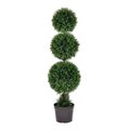 4 feet Outdoor Cedar Triple Balls In Pot UV Rated