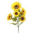 25" Yellow Sunflower Bush