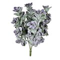 17" Artificial UV Coated Gray and Purple Jade Bush