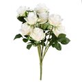 17.5" White Rose Bush