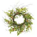 22" Green Olive Wreath