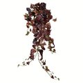 34 inches Burgundy Grape Leaf Hanging Bush