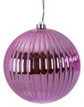 Pink Reflective Pumpkin Ball Ornaments | Fire Retardant | 4 Inch, 6 Inchorn
