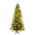 15' x 88" Kamas Fraser Fir Artificial Christmas Tree with 2200 Warm White Dura-Lit® LED Lights and 10674 PE/PVC Tips.