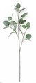 33 inches LIGHT FLOCKED EUCALYPTUS SPRAY (SOLD PER PIECE)