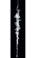 10 inches Acrylic Glittery Ice Snow Drop - Iridescent/White