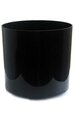 10" Black Plastic Container - 10.5" Outside Diameter -10" Height