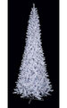 12' Blanca Pine Christmas Tree - Pencil Size - 1,050 Clear Lights - Wire Stand