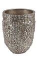 10 inches Pot - 6.5 inches Inside Diameter - Brushed Silver