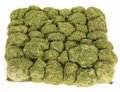14 inches Styrofoam Moss Block - Green with Brown Back