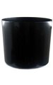 20" Black Plastic Container - 20" Outside Diameter - 18" Height