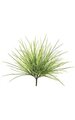 20" Plastic Grass Bush - 85 Leaves - Light Green