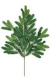 27" Mimosa Branch - 54 Green Leaves - 6.5" Stem