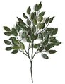 27.5 inches Outdoor Plastic Ficus Branch - 56 Green Leaves