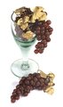 Earthflora's 7 Inch Grape Cluster- Burgundy/gold (Sold By The Dozen)