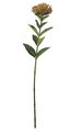 29 inches Plastic Bouvardia Bud Spray - 8 Green Leaves - 1 Mauve Flower