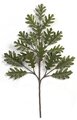 29 inches Outdoor Pin Oak Branch - 18 Leaves - Green