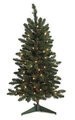 C-70611 3' Fir Christmas Tree - 249 Green Tips - 100 Clear Lights - Plastic Base