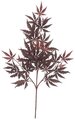 30 inches Maple Branch - 28 Leaves - Burgundy