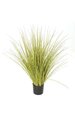 30" PVC Onion Grass - Green/Yellow - Weighted Base Fire Retardant