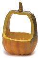 Earthflora's 10 Inch Pumpkin Basket W/ Handle