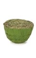 4" Natural Wrapped Leaves Vase - Green - 6" x 6 1/2" Width
