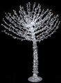 6' Acrylic Christmas Tree - 864 White LED Lights - Shapeable Branches