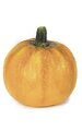 6 inches Foam Pumpkin - 7.5 inches Width - Light Orange