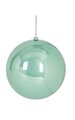 6" Plastic Pearlized Ball - Light Blue
