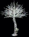 6.5 feet Crystal Tree - 3,030 Multi-Color 3mm LED Lights - 7 Colors - Shapeable Branches Adaptor Included - Control Box - 2 Remotes