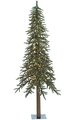 7' PVC Alpine - Natural Trunk - 921 Tips - 450 Clear Lights