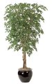 7 feet Silver Birch Tree - Natural Trunks - 3,744 Leaves - Green