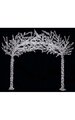 Acrylic Arch Christmas Tree - 10,800 Multi - Color 3mm LED Lights