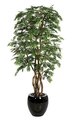 8 feet Custom  Locust Tree - Natural Trunk - 12,960 Green Leaves