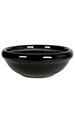 8.5 inches Fiberglass Low Round Bowl - Gloss Black 46.40 NET P