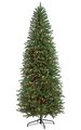 9' Colorado Spruce Christmas Tree - Slim Size - 850 Clear Lights - Metal Stand